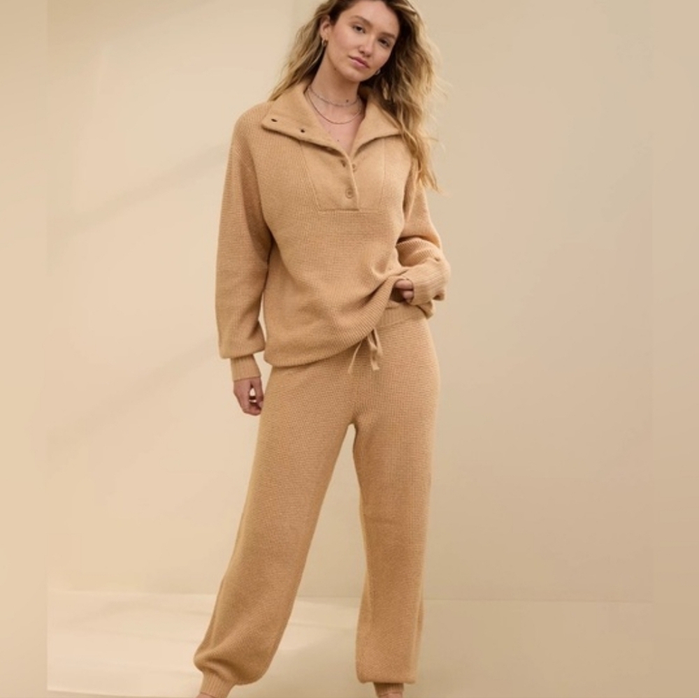 Aerie Tan Pajama Set